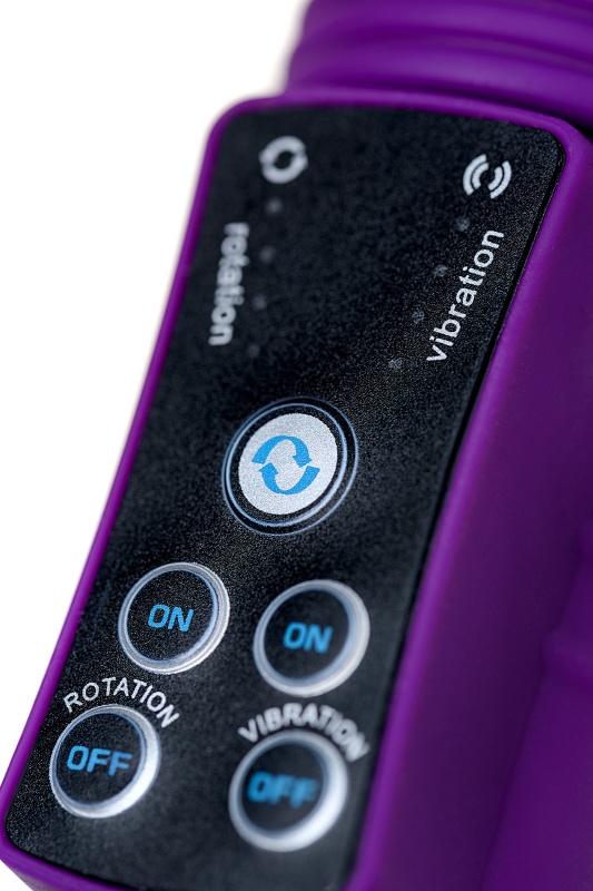 Изображение 13, Вибратор Штучки-дрючки с клиторальным стимулятором, TPR, фиолетовый, 23 см, TFA-690502