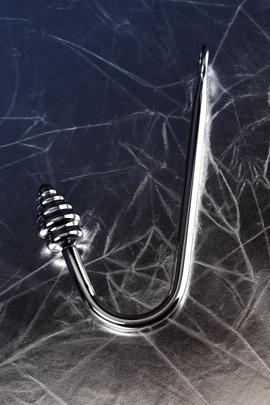 Изображение 8, Анальный крюк, TOYFA Metal, металл, серебряная, 40,5 см, TFA-717173