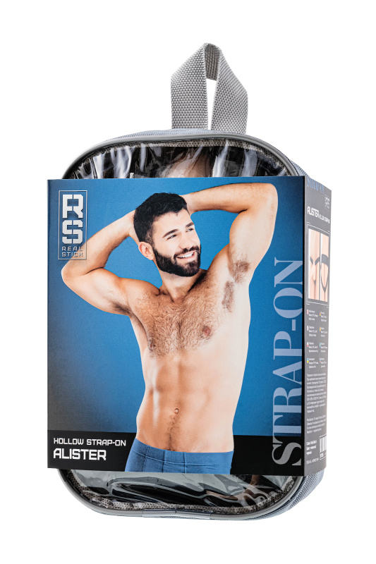 Изображение 6, Фаллопротез RealStick Strap-On Alister, TPE, телесный, 15 см, TFA-972015