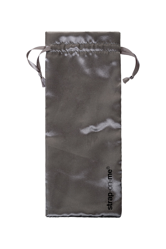 Изображение 11, Ремневой нереалистичный страпон на присоске Strap-on-me, L, силикон, черный, 19 см, TFA-6013151