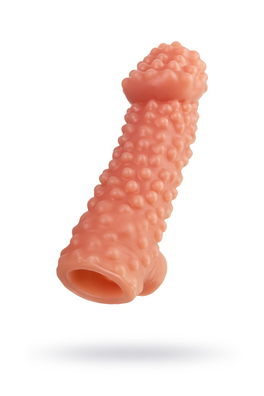 Изображение 1, Насадка реалистичная KOKOS COCK SLEEVE 004-M с дополнительной стимуляцией, TPE, телесная, 15.6 см, TFA-CS.004-M Изображение 1, Насадка реалистичная KOKOS COCK SLEEVE 004-M с дополнительной стимуляцией, TPE, телесная, 15.6 см, TFA-CS.004-M