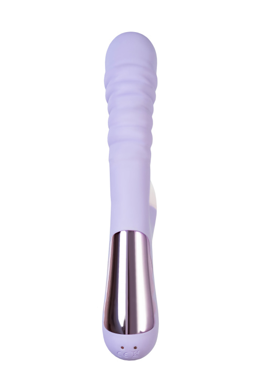 Изображение 3, Вибратор с функцией Up&Down JOS SPINNY, силикон, фиолетовый, 23 см, TFA-783044