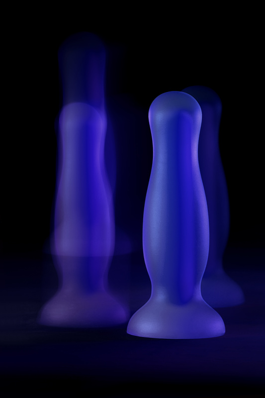 Изображение 13, Анальная втулка светящаяся в темноте Beyond by Toyfa Namor Glow, силикон, прозрачный, 12,5 см, TFA-873007