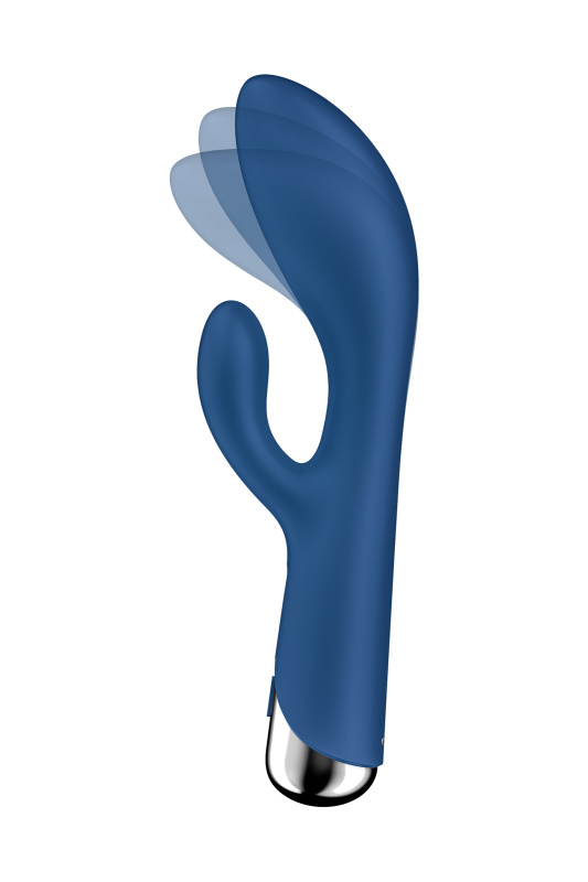 Изображение 5, Вибратор-кролик с ротацией Satisfyer Spinning Rabbit 1, силикон, синий, 20,5 см, TFA-4048734 Изображение 5, Вибратор-кролик с ротацией Satisfyer Spinning Rabbit 1, силикон, синий, 20,5 см, TFA-4048734