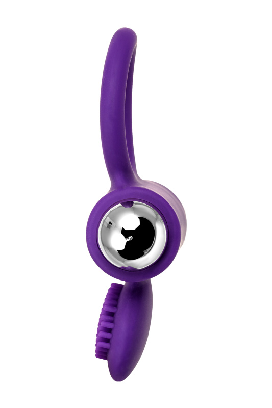 Изображение 4, Виброкольцо с ресничками JOS PERY, силикон, фиолетовый, 9 см, TFA-782008