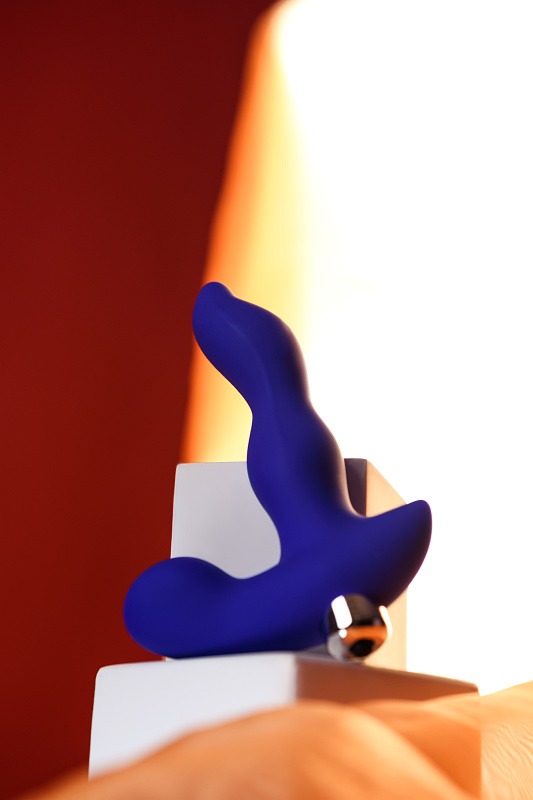 Изображение 8, Вибростимулятор простаты ToDo by Toyfa Stroman, силикон, синий, 14,5 см, TFA-359002