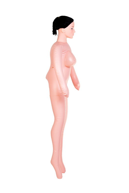Изображение 4, Кукла надувная Dolls-X by TOYFA Nurse Emilia, реалистичная голова,брюнетка, с двумя отверстиями, TFAM-117020