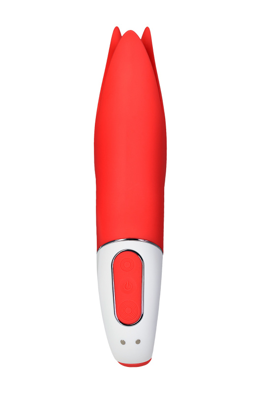 Изображение 2, Нереалистичный вибратор Satisfyer Vibes Power Flower, силикон, красный, 18,8 см., TFA-EE73-837-0418