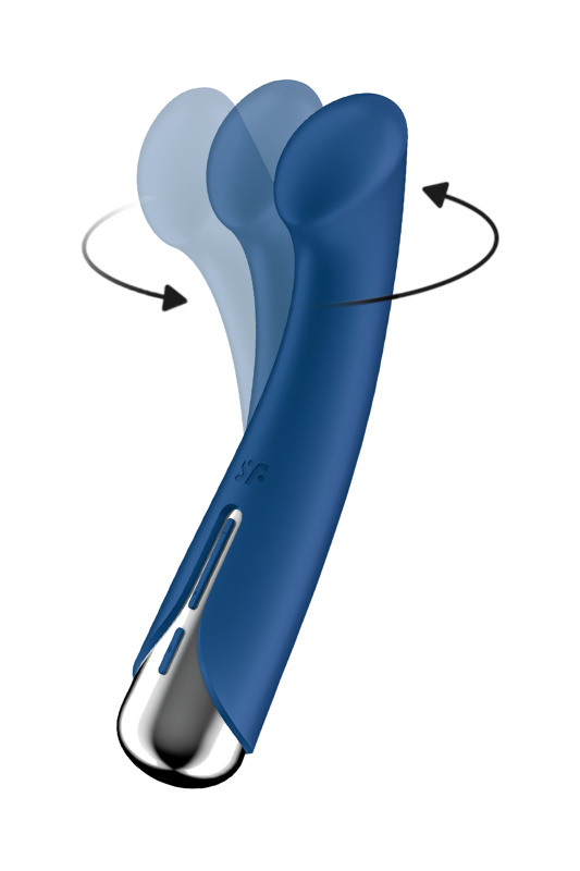 Изображение 6, Вибратор для точки G с ротацией Satisfyer Spinning G-Spot 1, силикон, синий, 16,8 см, TFA-4048765 Изображение 6, Вибратор для точки G с ротацией Satisfyer Spinning G-Spot 1, силикон, синий, 16,8 см, TFA-4048765