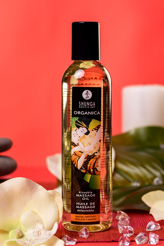 Изображение 18, Масло для массажа Shunga Organica Almond Sweetness, натуральное, возбуждающее, миндаль, 240 мл., TFA-271112