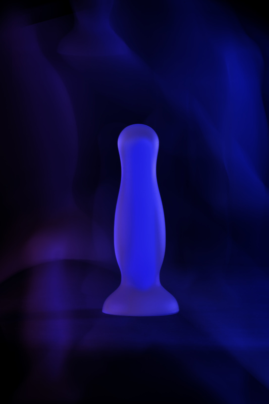 Изображение 12, Анальная втулка светящаяся в темноте Beyond by Toyfa Namor Glow, силикон, прозрачный, 12,5 см, TFA-873007