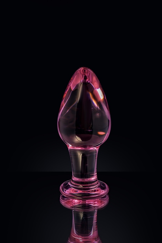 Изображение 10, Анальная втулка Sexus Glass, стекло, розовая, 10 см, Ø 4 см, TFA-912106