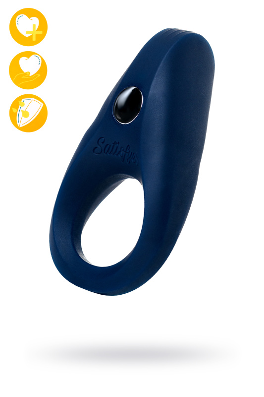 Эрекционное кольцо на пенис Satisfyer Rings, силикон, синий 7,5 см., TFA-J02008-11