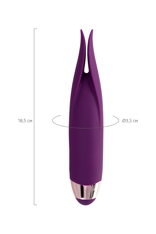 Изображение 10, Вибростимулятор L'EROINA by TOYFA Flo, силикон, фиолетовый, 18,5 см, TFA-561022
