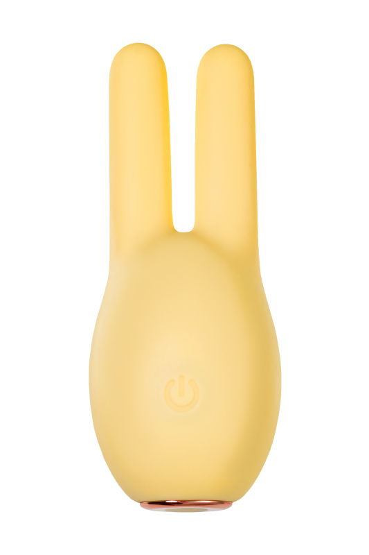 Изображение 2, Вибратор Штучки-Дрючки, Mr. Bunny, желтый, силикон, 9,2 см, TFA-691001