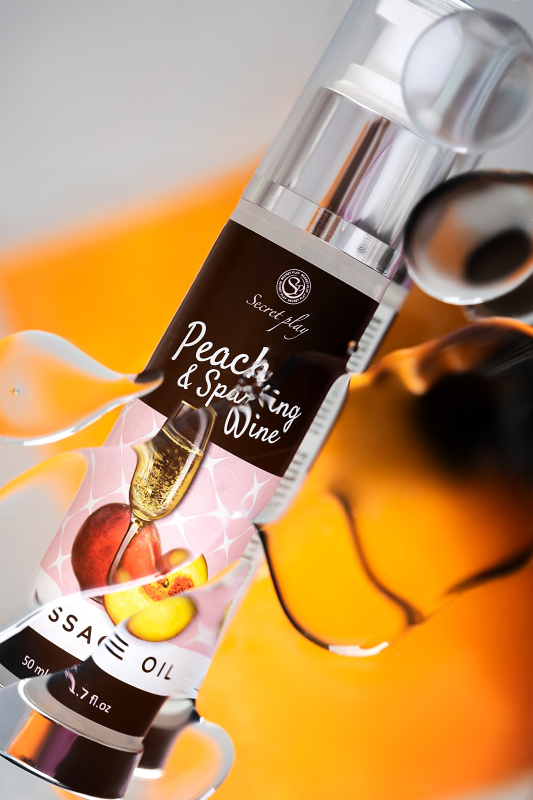 Изображение 7, Массажное масло SECRET PLAY с ароматом персика и шампанского, 50 мл, TFA-3682