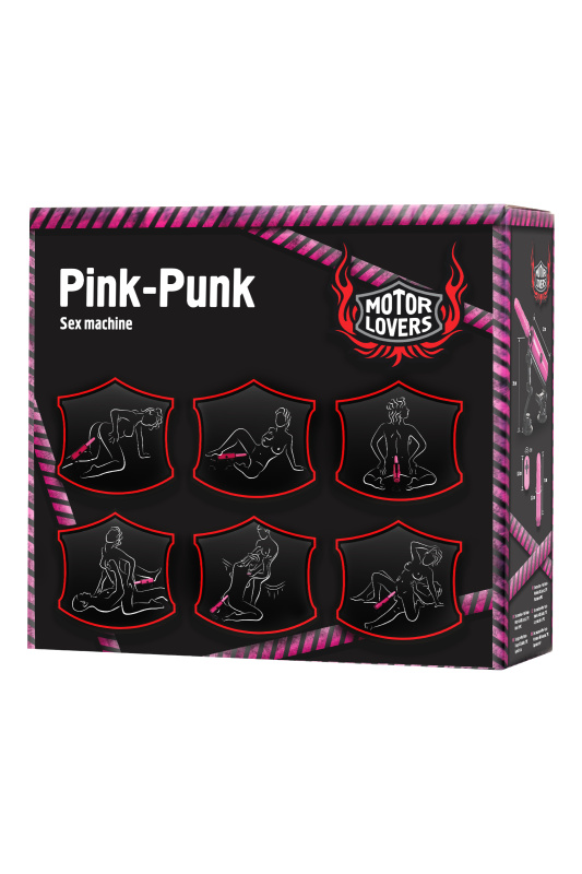Изображение 10, Секс-машина Pink-Punk, MotorLovers, ABS, розовый, 36 см, TFA-456602