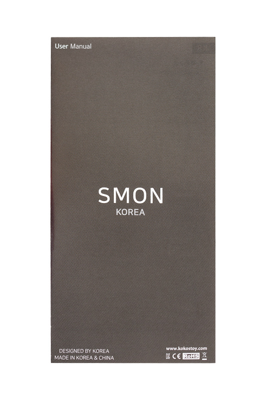 Изображение 5, Вибратор с клиторальным стимулятором KOKOS SMON, силикон, розовый, 23 см, TFA-SMON-01-Pink