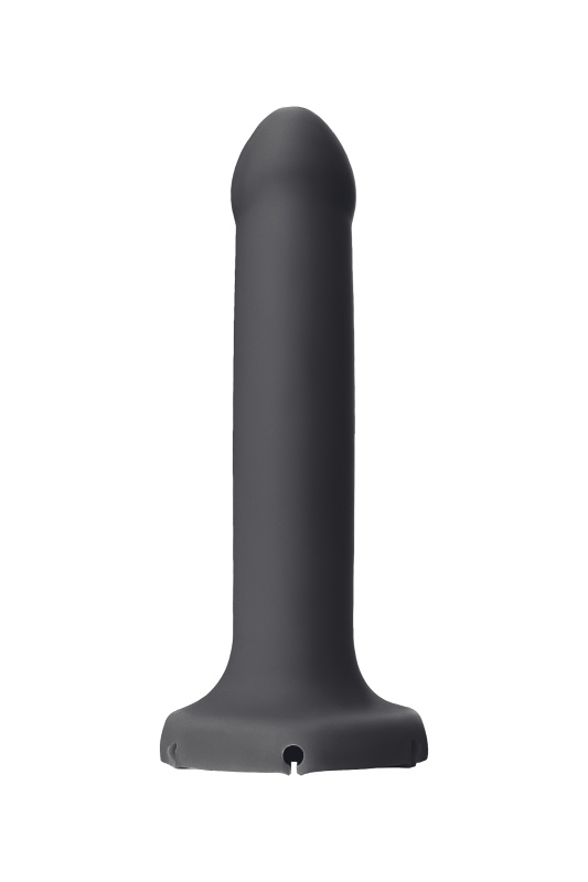 Изображение 7, Ремневой нереалистичный семяизвергающий страпон Strap-on-me, L, силикон, черный, 19,6 см, TFA-6013267