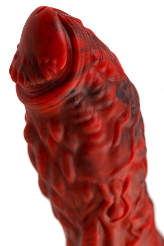 Изображение 11, Вибратор Black&Red by TOYFA Monster Docus, силикон, красно-черный, 20 см, TFA-901020