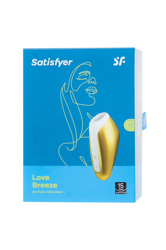 Изображение 9, Вакуум-волновой бесконтактный стимулятор клитора Satisfyer Love Breeze, силикон, золотой, 9,5 см., TFA-J2018-127-3
