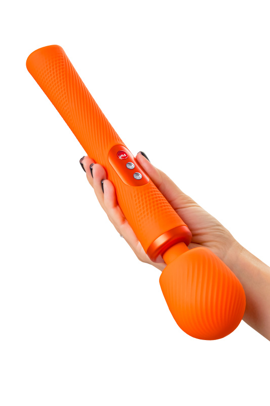 Изображение 7, Вибромассажер Fun Factory VIM VIBRATING WAND, силикон, оранжевый, 31,3 см, TFA-10000