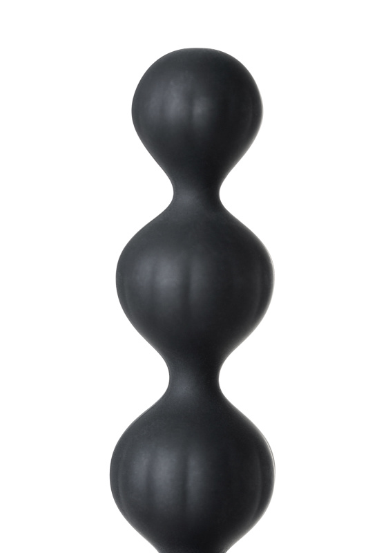 Изображение 11, Набор анальных цепочек Satisfyer Beads, силикон, черный, 27 см., TFA-J01756 Black Set