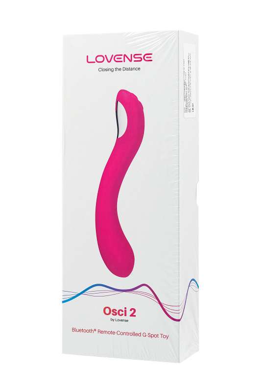 Изображение 10, Нереалистичный вибратор LOVENSE Osci 2 G-spot, силикон, розовый, 22 см, TFA-LE-07