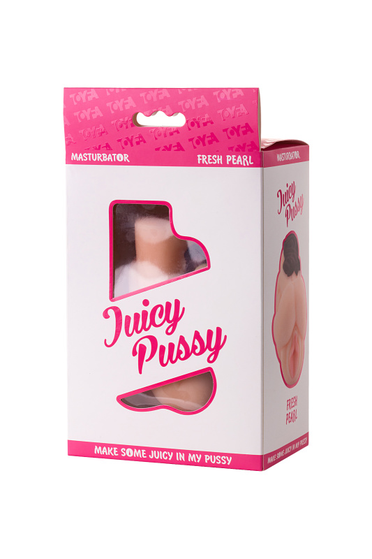 Изображение 7, Мастурбатор реалистичный TOYFA Juicy Pussy Fresh Pearl, вагина, TPR, телесный, 13 см, TFA-893008