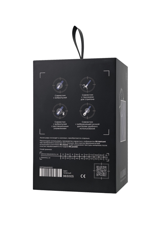 Изображение 12, Фаллоимитатор реалистичный, RealStick CALIBER, 16 см, Ø3, TFA-983005