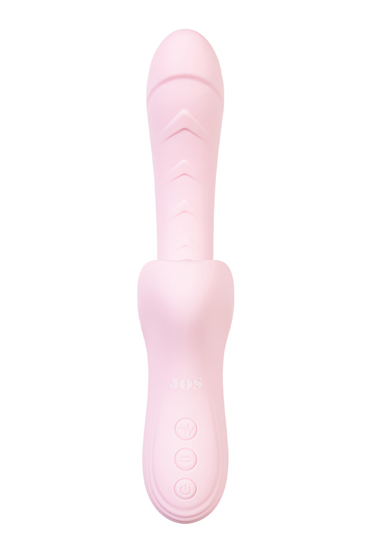 Изображение 3, Виброкролик с ласкающим язычком JOS Orali, силикон, розовый, 22 см, TFA-783056