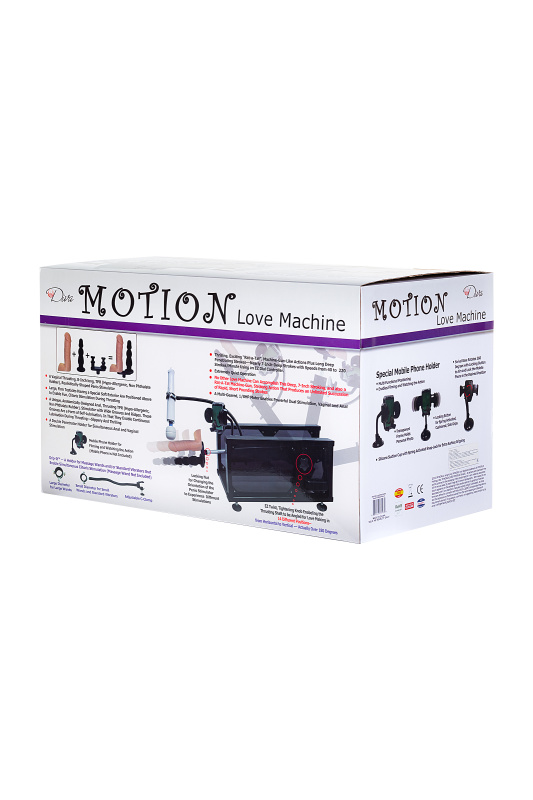 Изображение 6, Секс-машина Diva Motion, с двумя насадками, металл, черная, 58 см, TFA-913543
