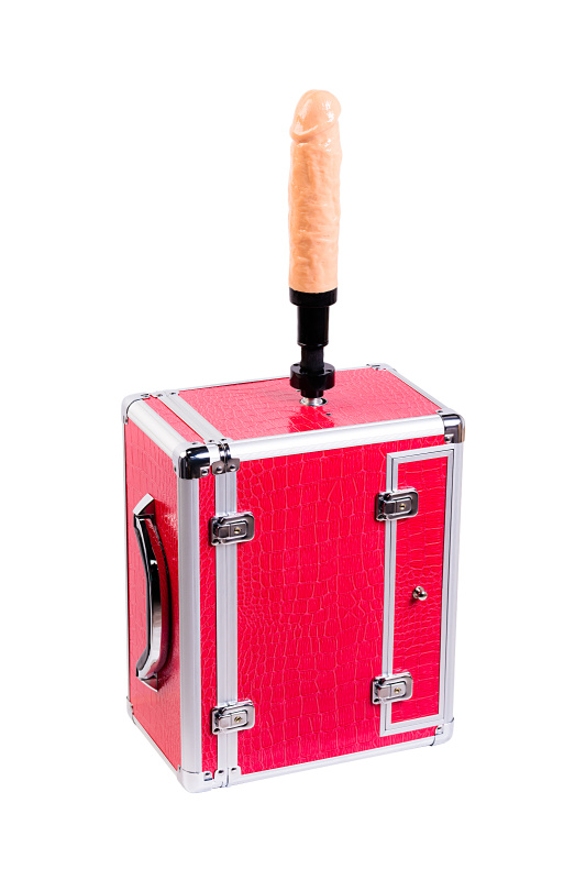 Изображение 5, Секс-чемодан Diva Wiggler, с двумя насадками, металл, розовый, 28 см, TFA-907013