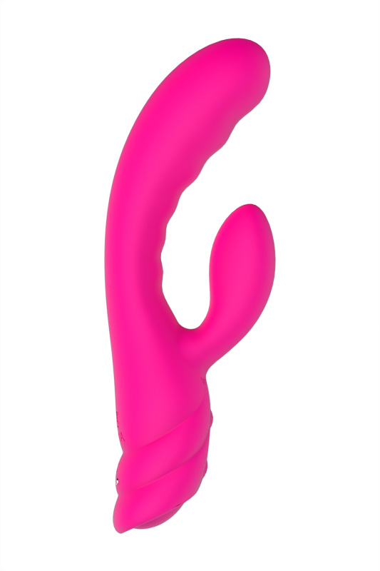 Изображение 5, Вибратор с клиторальным стимулятором Nalone PureX2, силикон, розовый, 20,7 см, TFA-CS-B027-2