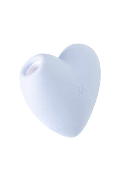 Изображение 6, Вакуум-волновой бесконтактный стимулятор клитора Satisfyer Cutie Heart, силикон, голубой, TFA-J2018-276-2