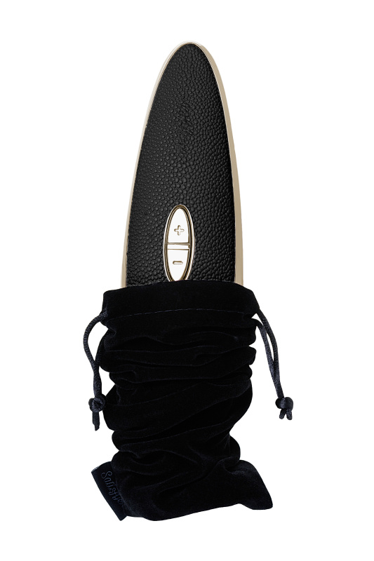 Изображение 2, Вакуум-волновой бесконтактный стимулятор клитора Satisfyer Haute couture, силикон, чёрный, 22 см., TFA-J2018-27-1