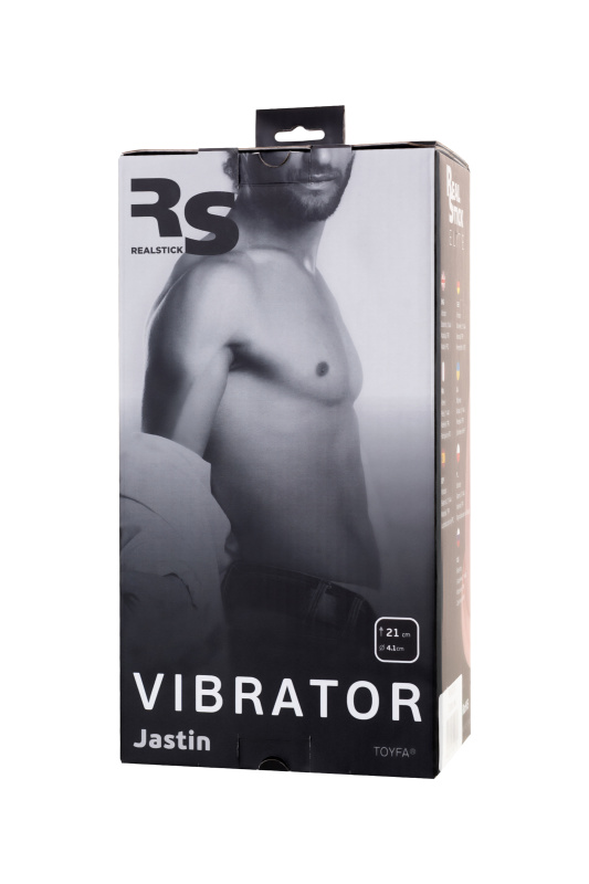 Изображение 9, Реалистичный вибратор TOYFA RealStick Elite Vibro, TPR, телесный, 7 режимов вибрации, 21 см, TFA-981037-1