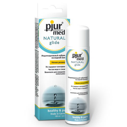 Изображение 2, Нейтральный лубрикант на водной основе Pjur med Natural glide 100 мл, WAG-36
