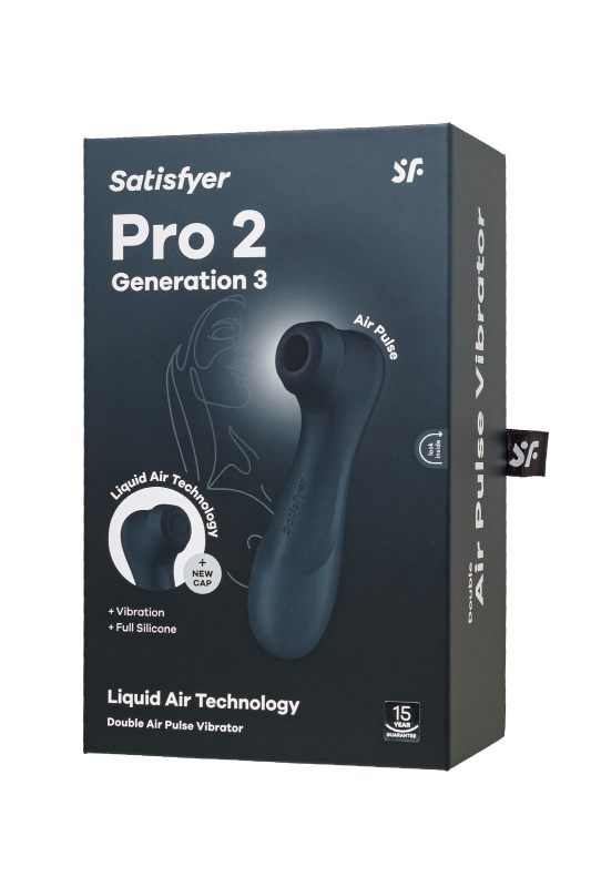 Изображение 9, Вакуумный стимулятор клитора Satisfyer Pro 2 Generation 3, чёрный, TFA-J2018-2-9A-2