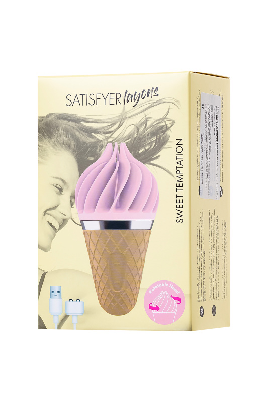 Изображение 17, Вибромассажер Satisfyer layons Sweet Treat , силикон, розовый, 10,4 см., TFA-EE73-581-0719
