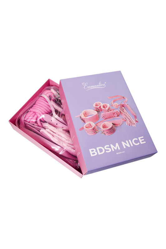 Изображение 4, Набор для ролевых игр Eromantica BDSM Nice, розовый, TFA-213114