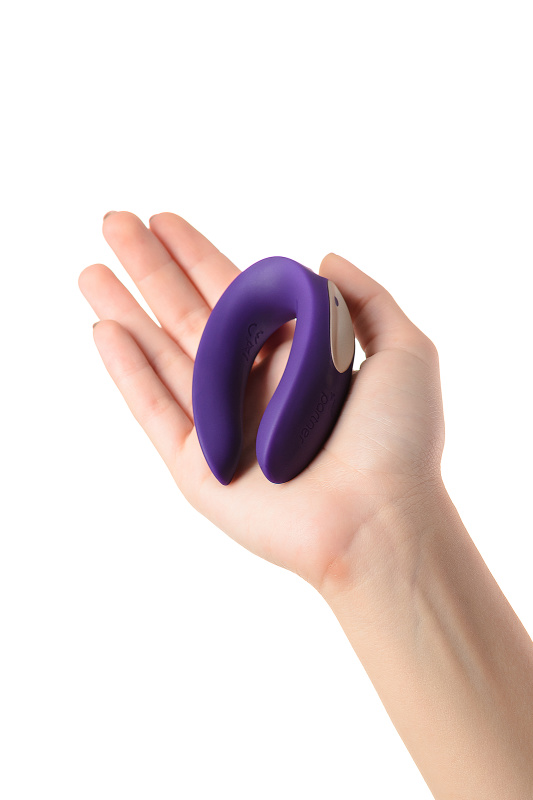 Изображение 8, Многофункциональный стимулятор для пар Satisfyer Partner Toy Plus, силикон, фиолетовый, 18 см., TFA-Partner Plus