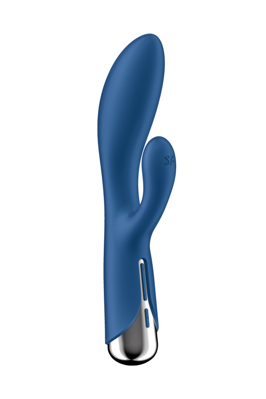 Изображение 4, Вибратор-кролик с ротацией Satisfyer Spinning Rabbit 1, силикон, синий, 20,5 см, TFA-4048734 Изображение 4, Вибратор-кролик с ротацией Satisfyer Spinning Rabbit 1, силикон, синий, 20,5 см, TFA-4048734