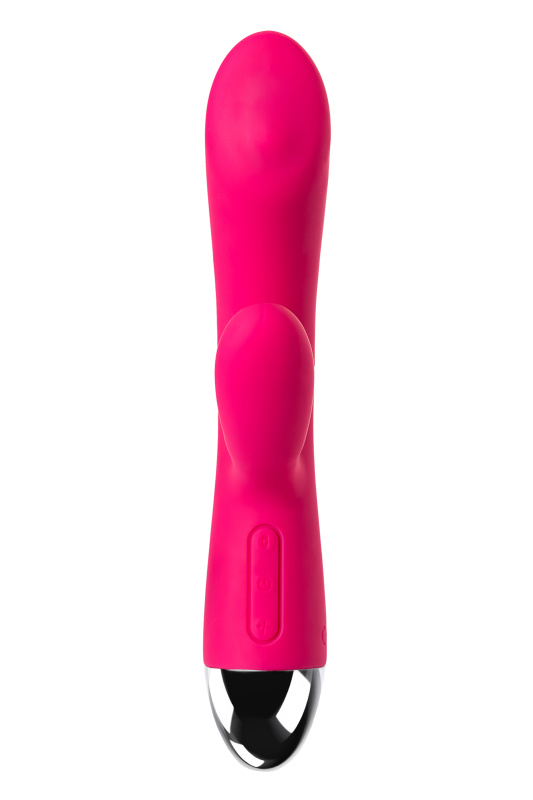 Изображение 2, Вибратор Svakom Trysta с подвижным шариком для точки G, силикон, розовый, 18,6 см, TFA-STG-01-PMR