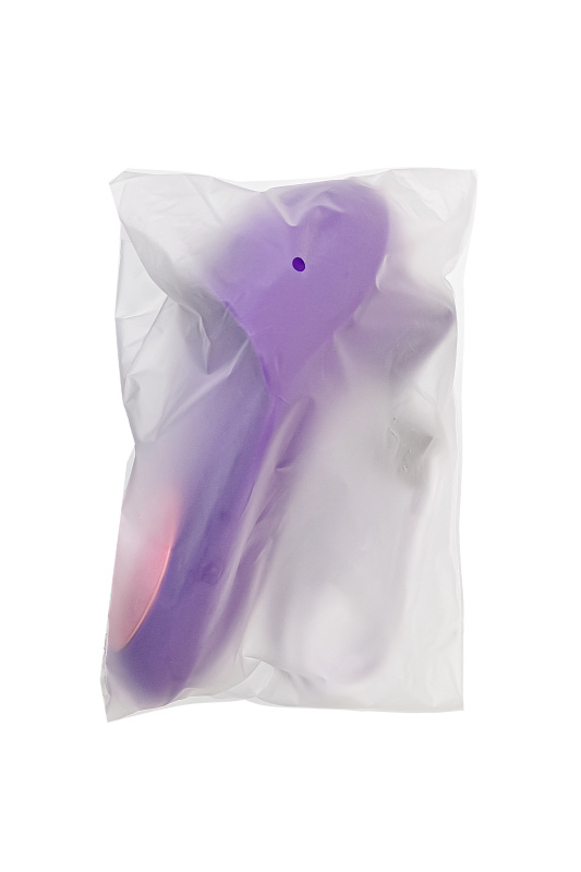 Изображение 10, Клиторальный стимулятор, силикон, фиолетовый, 12 см (в пакете), TFA-351019