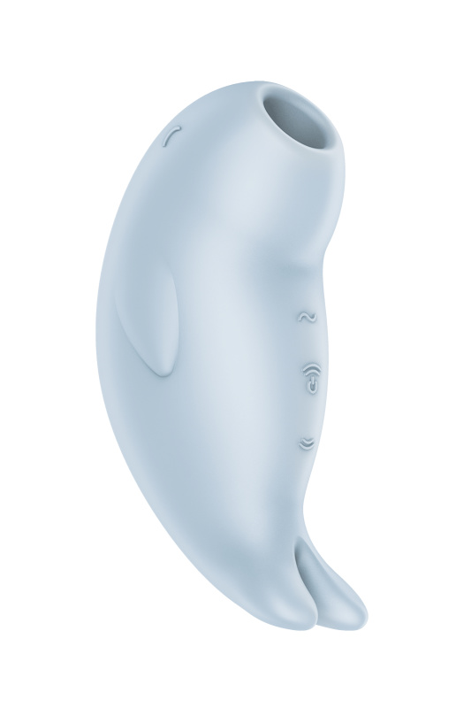 Изображение 4, Вакуумный стимулятор клитора Satisfyer Seal You Soon, силикон, голубой, 11 см, TFA-J2018-362