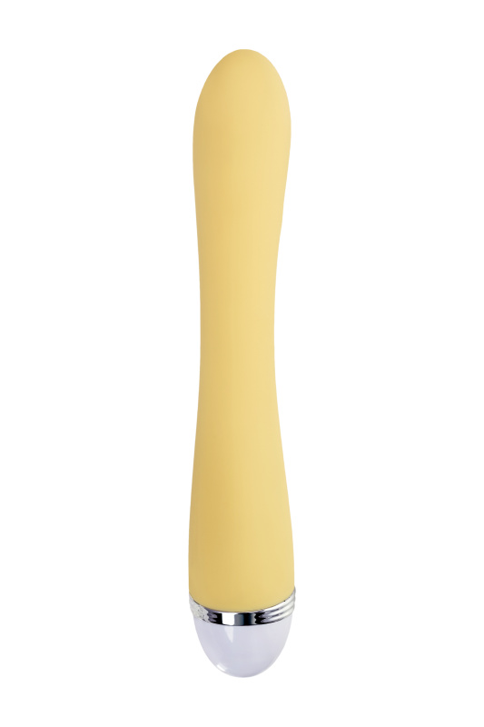 Изображение 4, Вибратор с клиторальным стимулятором Flovetta by Toyfa Aster, силикон, желтый, 22 см, TFA-457701