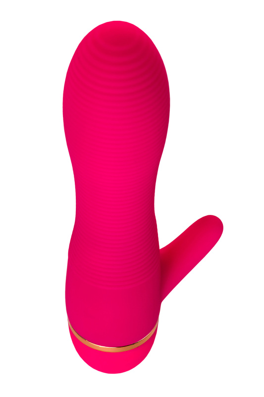 Изображение 5, Вибратор TOYFA A-Toys с клиторальным стимулятором, силикон, розовый, 15 см, TFA-761024