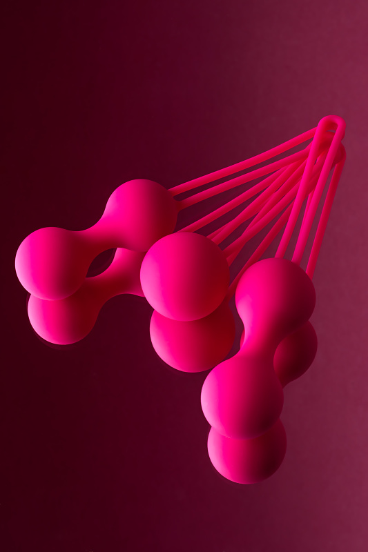 Изображение 14, Вагинальные шарики A-Toys by TOYFA Redvil, силикон, розовые, 16,5 см, TFA-764005