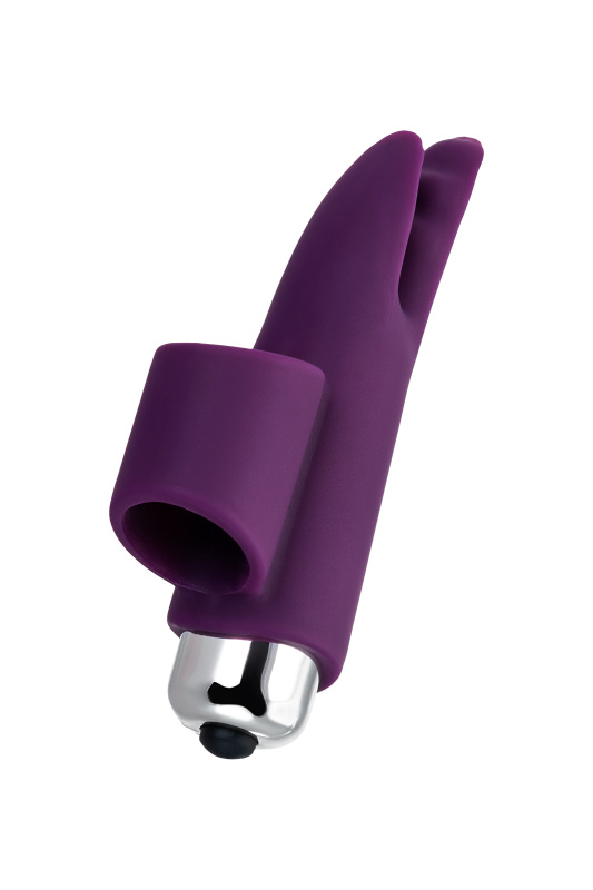 Изображение 7, Вибронасадка на палец JOS Tessy для прелюдий, силикон, фиолетовый, 9,5 см, TFA-782030